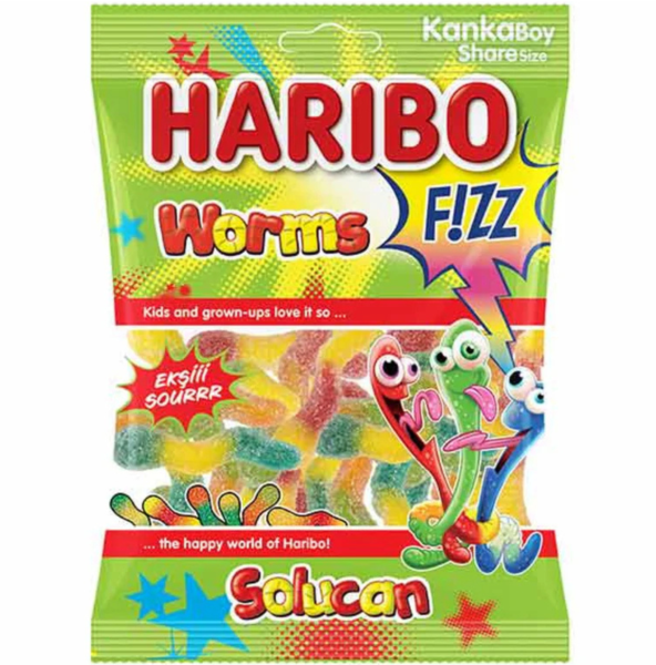 HARIBO - Solucan Ekşi Halal 70g